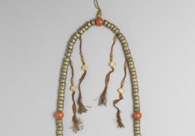 图片[2]-Ivory buddhist rosary with Sanskrit design in gold, Qing dynasty, 18th century-China Archive